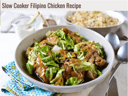 Slow Cooker Filipino Chicken Recipe