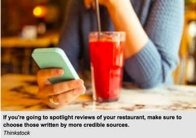 Study: How millennials regard online restaurant reviews