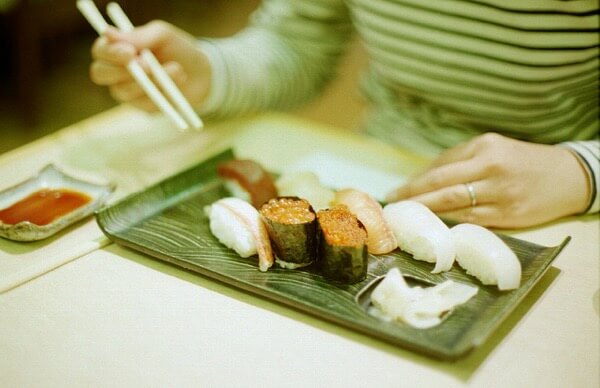 Eating Sushi
