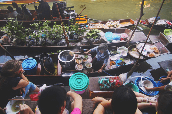 Cooking on the Mekong River