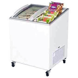 Bromic Curved Glass Chest Freezers