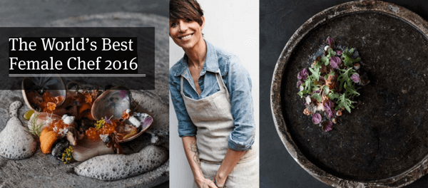 In June Dominique Crenn was voted The World's Best Female Chef 2016