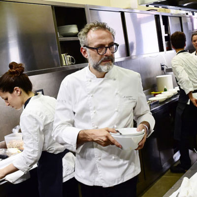 Chef Massimo Bottura whose Osteria Francescana in Modena was judged the world's best restaurant. Photo: Getty