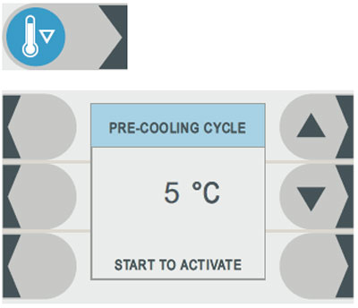 Pre-cooling cycle