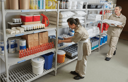 Only Cambro offers Shelving for Life,