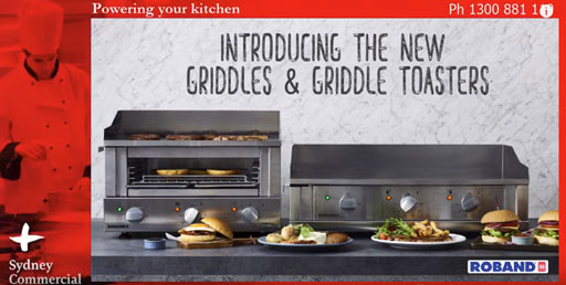 Maximise your performance in your take-away with Roband Griddles & Griddle Toasters