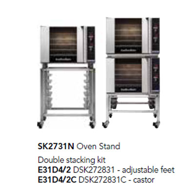 Turbofan ovens are stackable