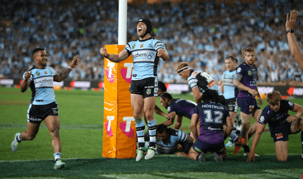 The Sharks win the 2016 NRL Grand final