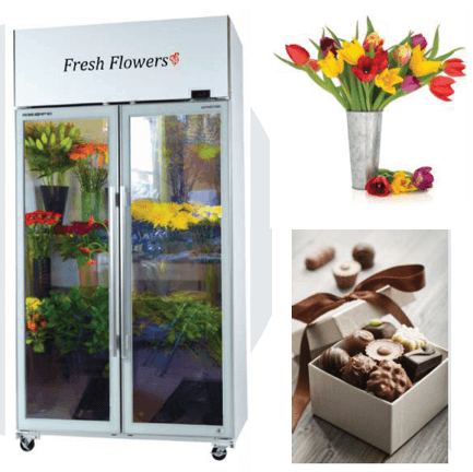 Yes, I'm Interested SKOPE TME650-A-FCW Active Core 1 Door Display Flowers Chocolates Wine Fridge