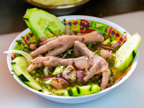 SBS BIZARRE FOODS with Andrew Zimmerm Chicken-foot Souse
