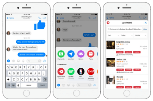 OpenTable introduces Messenger bot for reservations